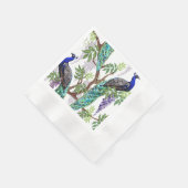 ピーコッ結婚ク 縁ありカクテルナプキン (角)