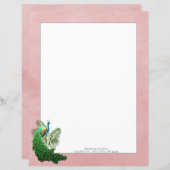 ピーコッ鮮やかク |ピンク紙シート (正面/裏面)