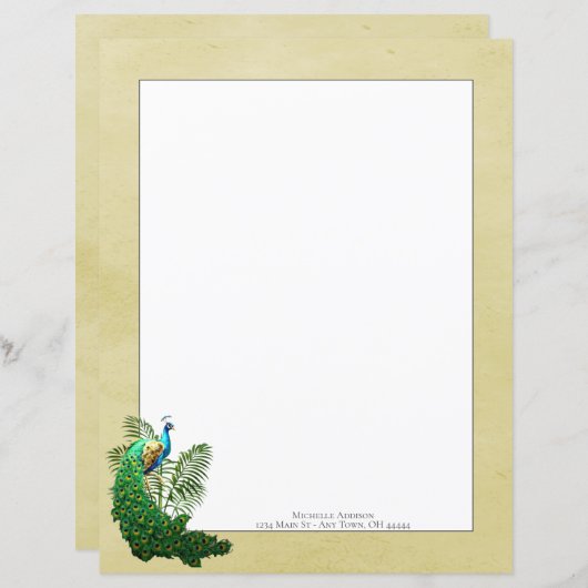 ピーコッ鮮やかク |黄色の紙シート (正面/裏面)