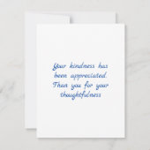 ピーコファンキーックフラットサンキューカード サンキューカード (裏面)