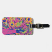 ピーコポップ・アートのック ラゲッジタグ (正面横)
