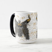 ピーコ中国のックスデザイン金ゴールド モーフィングマグカップ (正面左)