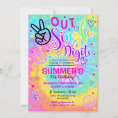 ピーサウト シングルディジット インビテーション タイダイ 10周年 (正面)