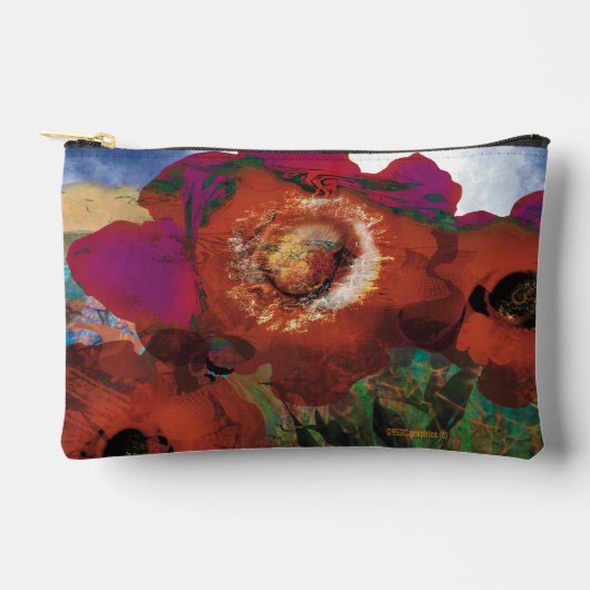 ピーシンポピー小袋 アクセサリーポーチ (正面)