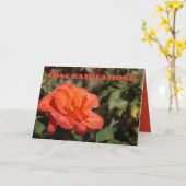 ピーシーフローラおめでとうカード カード (黄色い花)