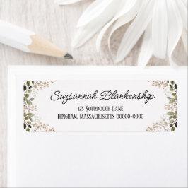 ピーシーフローラ縁どラベル名タグの収集 ラベル