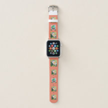 ピーシープルメリアスロッスウォッチバンドApple Watch Band