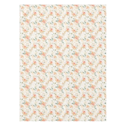 ピーシー金ゴールドフローラ抽象芸術 テーブルクロス (正面)