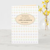 ピーシー75誕生日グリーティングカード カード (黄色い花)