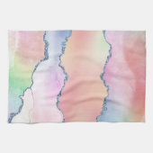 ピーシー・アゲート |かわいらしソフトパステル水の色グラデーション キッチンタオル (横)