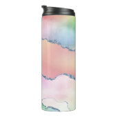 ピーシー・アゲート |かわいらしソフトパステル水の色グラデーション タンブラー (回転右)