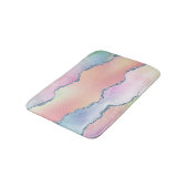 ピーシー・アゲート |かわいらしソフトパステル水の色グラデーション バスマット (アングル)