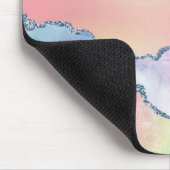 ピーシー・アゲート |かわいらしソフトパステル水の色グラデーション マウスパッド (コーナー)