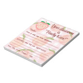 「ピーシー・キーン」前向きノートの先生 ノートパッド (回転)