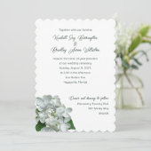 ピージーホワイト結婚の式招待状 招待状 (スタンド正面)