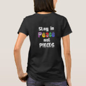 ピースではなくピースのTシャツ Tシャツ (裏面)