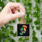 ピースアイラ統一されたンド キーホルダー (手)