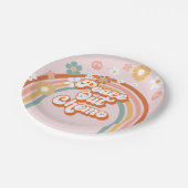 ピースアウトチェモヒッパイレインボー ペーパープレート (アングル)