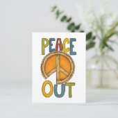 ピースアウトパンプキンパイ ポストカード (スタンド正面)