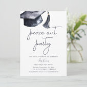 ピースアウトパーティー卒業パーティー招待状 招待状 (スタンド正面)