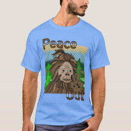 ピースアウトビグフットサスカッチ Tシャツ