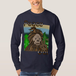 ピースアウトビグフットサスカッチ Tシャツ