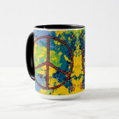 ピースアウトマグ マグカップ (正面左)