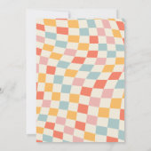 ピースアウトレトロGroovy 70s卒業パーティー 招待状 (裏面)