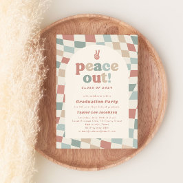 ピースアウトレトロGroovy 70s卒業パーティー 招待状