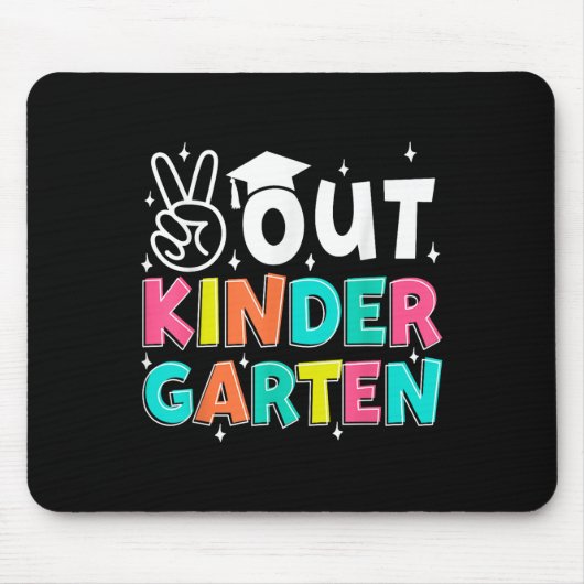 ピースアウト幼稚園の最後の日Kinder S マウスパッド (正面)