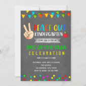 ピースアウト幼稚園への招待 招待状 (正面)