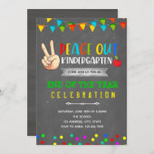 ピースアウト幼稚園への招待 招待状 (正面/裏面)