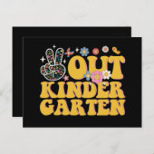 ピースアウト幼稚園グルービー学校の最終日 ポストカード (正面/裏面)