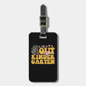 ピースアウト幼稚園グルービー学校の最終日 ラゲッジタグ (正面縦)