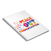 ピースアウト幼稚園絞り染め最終日 ノートブック (右側)