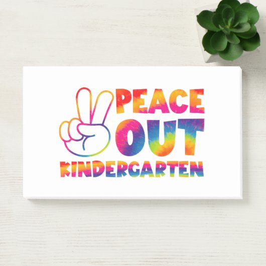 ピースアウト幼稚園絞り染め最終日 ポストイット (オフィス)