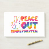 ピースアウト幼稚園絞り染め最終日 ポストイット (デスク)