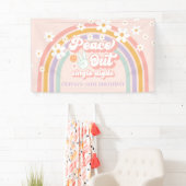 ピースアウト独身のデジット虹10誕生日 横断幕 (インサイチュ)