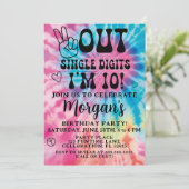 ピースアウト独身のデジット10th誕生日パーティー 招待状 (スタンド正面)