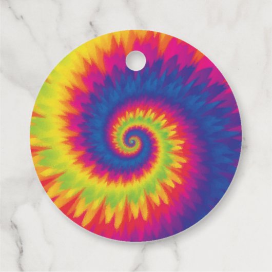 ピースアウト独身の桁数絞り染め10誕生日 フェイバータグ (裏面)