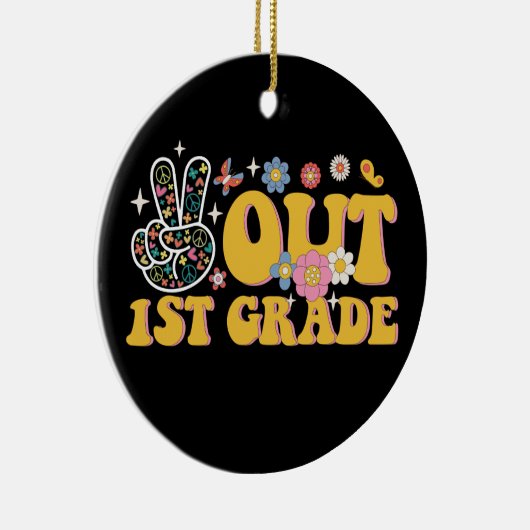 ピースアウト1年生のGroovy学校の最後の日 セラミックオーナメント (右)