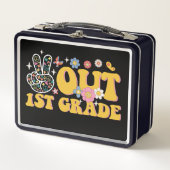 ピースアウト1年生のGroovy学校の最後の日 メタルランチボックス (正面)