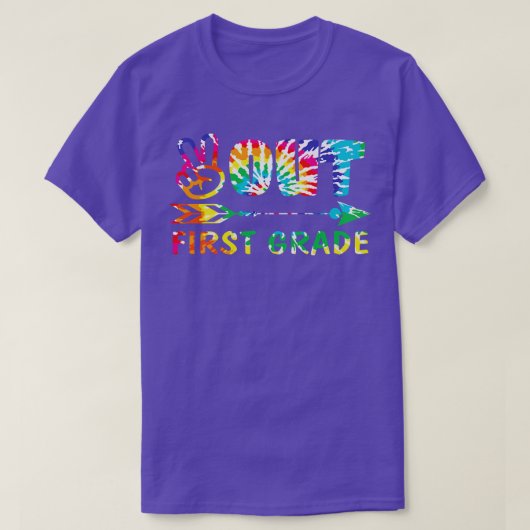 ピースアウト1年生絞り染めデザインマッチングギフト Tシャツ (デザイン正面)