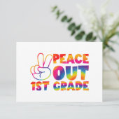 ピースアウト1年生絞り染め最終日1年生 サンキューカード (スタンド正面)