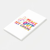 ピースアウト1年生絞り染め最終日1年生 ポストイット (アングル)