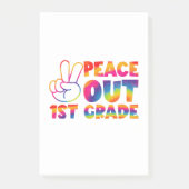 ピースアウト1年生絞り染め最終日1年生 ポストイット (正面)