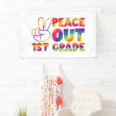 ピースアウト1年生絞り染め最終日1年生 横断幕 (インサイチュ)