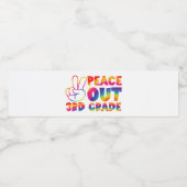 ピースアウト3年生絞り染め最終日3年生 ペットボトルラベル (シングルラベル)