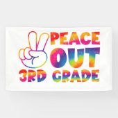 ピースアウト3年生絞り染め最終日3年生 横断幕 (横)