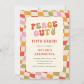 ピースアウト5年生Groovy卒業パーティー 招待状 (正面)